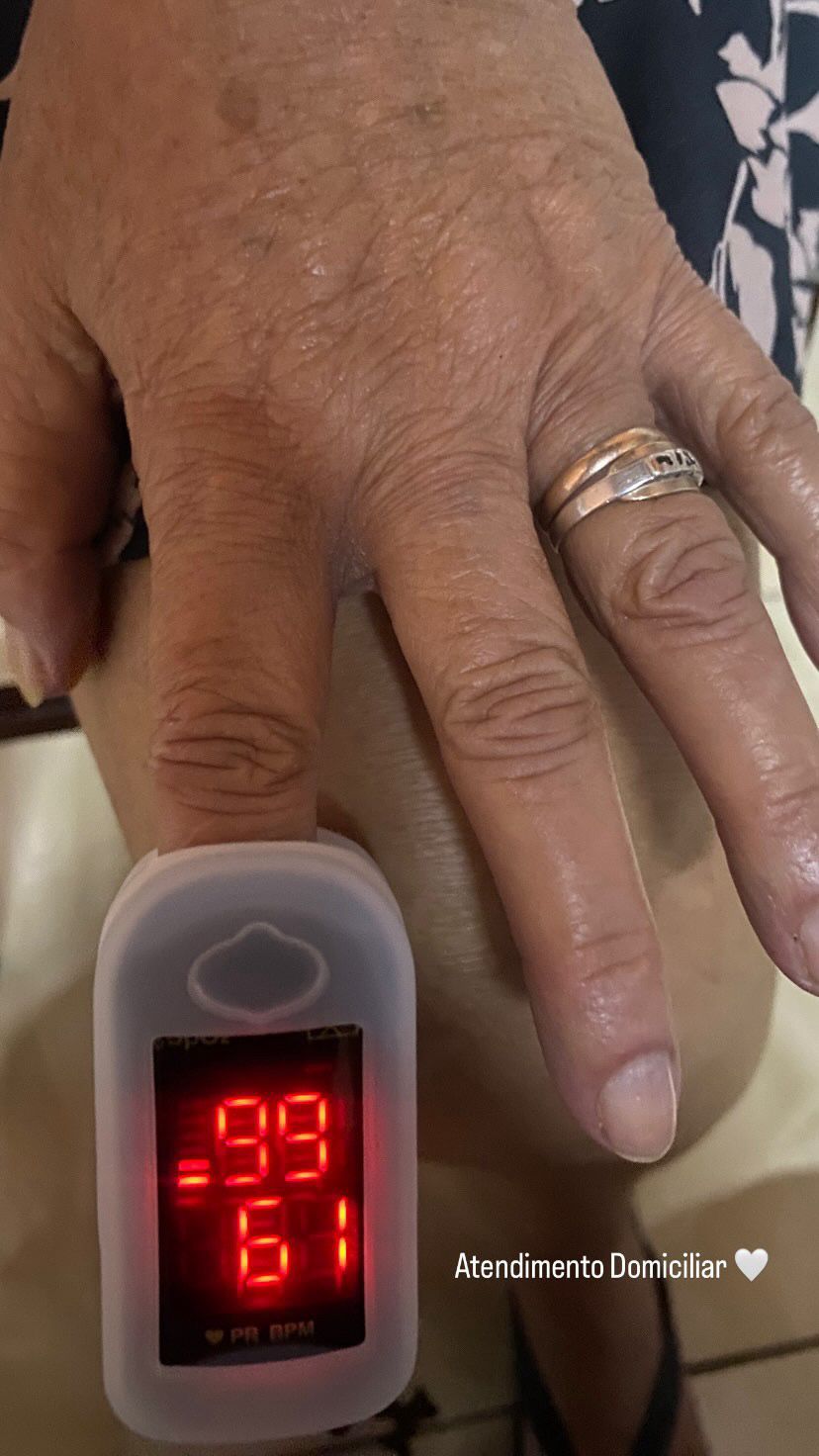 Monitoramento com oxímetro no atendimento domiciliar